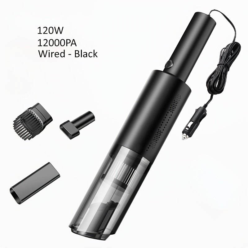 handheld car vacuum 12000pa gets into the seat seams