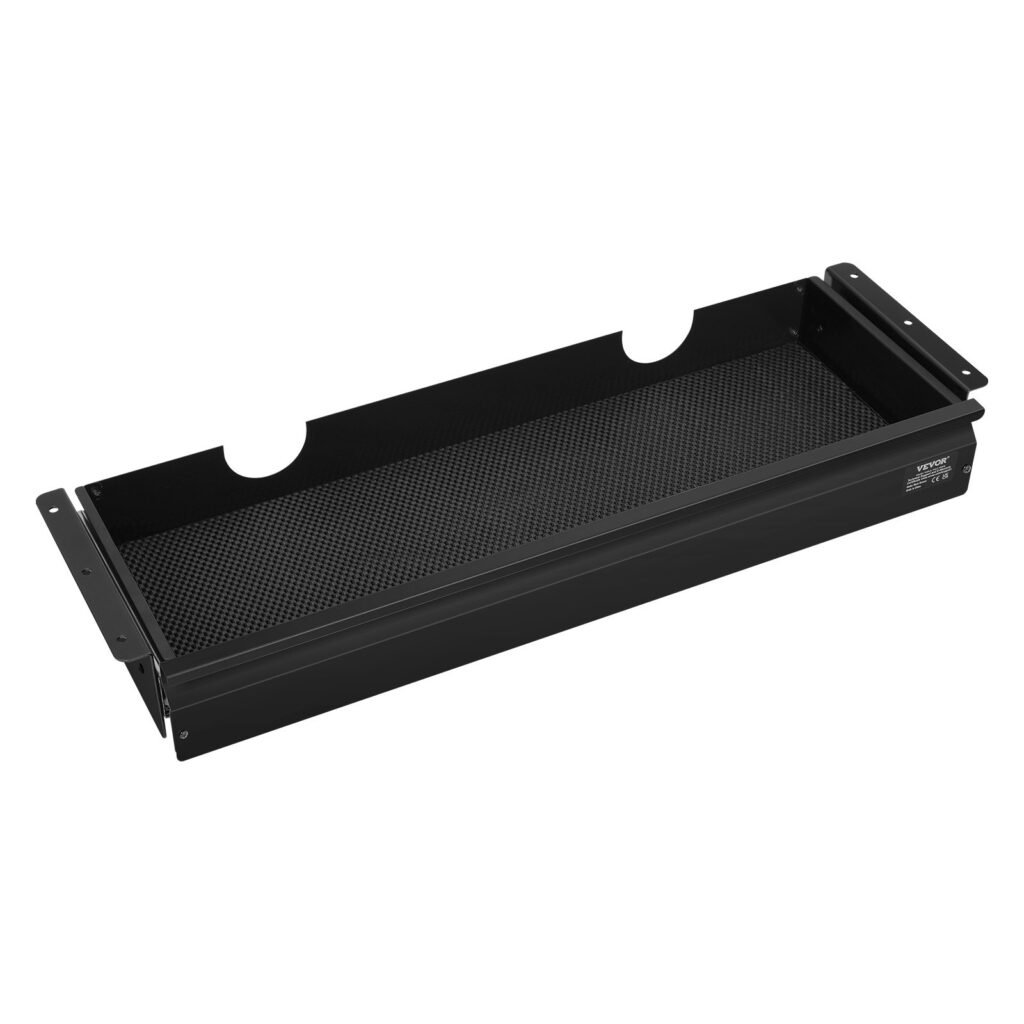 under desk slide out drawer 26 inch full width hidden storage