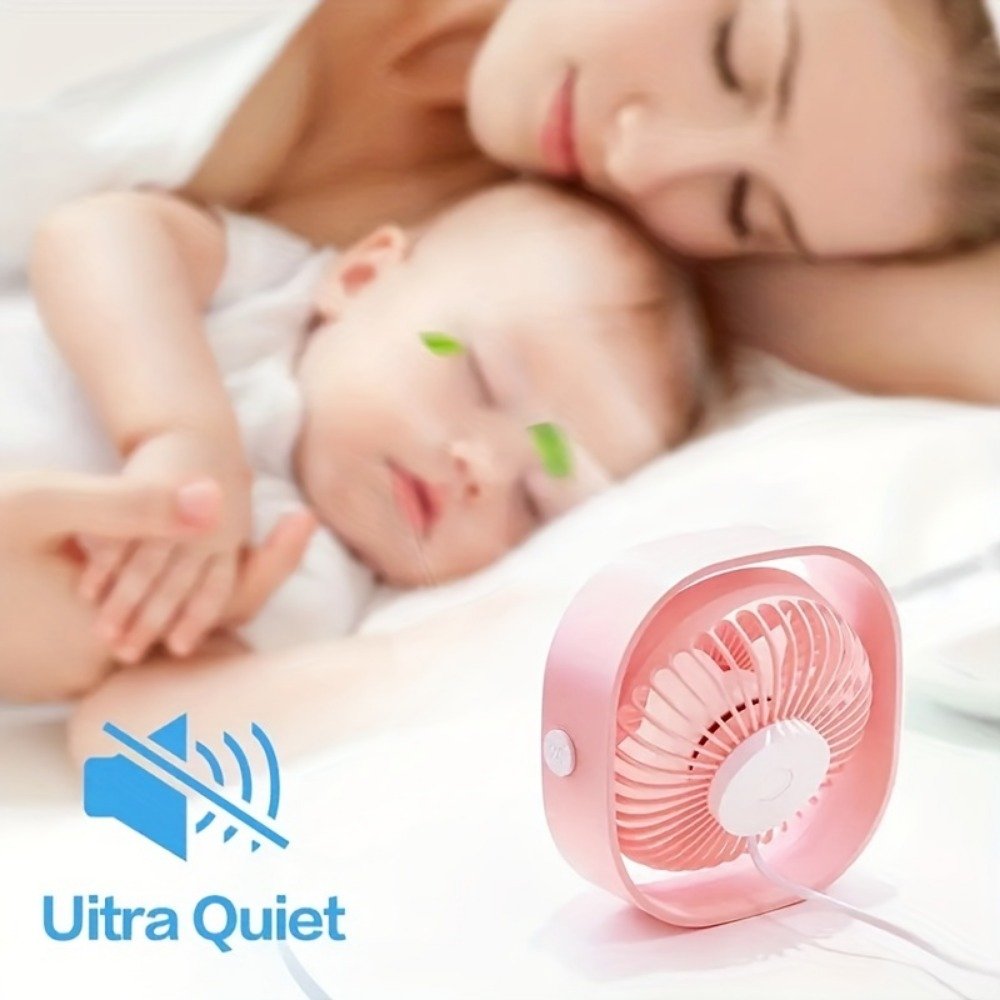 rechargeable desk fan silent enough for a shared office
