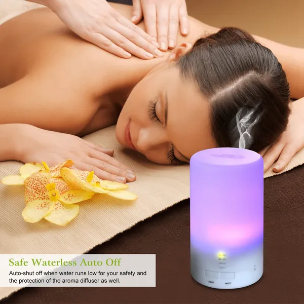 ultrasonic diffuser & humidifier 4 timers, colour changing