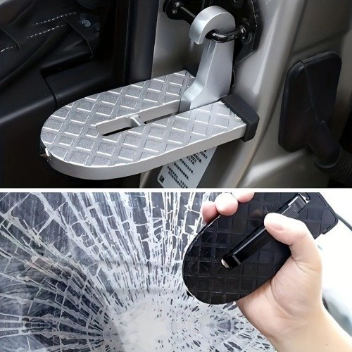 folding car door step reach the roof without a ladder